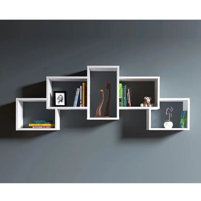 Kệ Treo Tường BOLD Chọn Màu Trắng/Đen Tundo CTKT204 KT 161,8cm x 60cm x 20cm