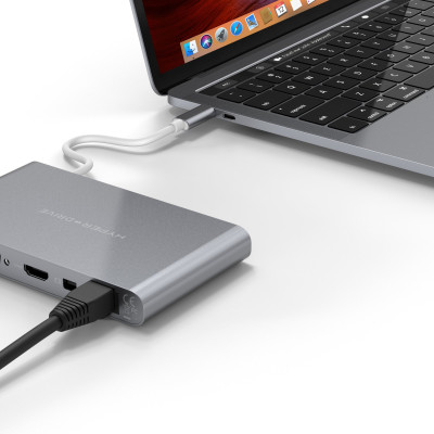 Cổng Chuyển HYPERDRIVE ULTIMATE USB-C HUB FOR MACBOOK, SURFACE, PC, USB-C DEVICES - HÀNG CHÍNH HÃNG