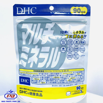 Viên uống Khoáng tổng hợp DHC Nhật Bản 30 - 90 ngày bổ sung 10 loại khoáng chất cần thiết