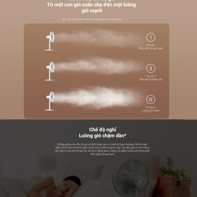 Quạt Thông Minh Xiaomi Mi Smart Standing Fan 2 Lite EU | Điều Khiển Thông Minh Bằng Giọng Nói | Hàng Chính Hãng