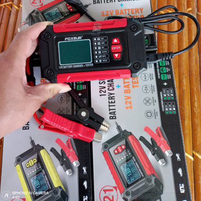Bộ Sạc Bình Và Test Ắc Quy Thông Minh FOXSUR 12V - Công Nghệ Nhật Hiện Đại