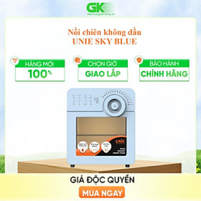 Nồi chiên không dầu UNIE SKY BLUE - Hàng chính hãng