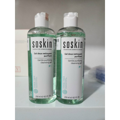 Gel rửa mặt Soskin Gentle Purifying Cleansing Gel 250ml