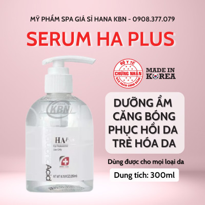 [KHUYẾN MÃI] Serum HA Plus Dưỡng Ẩm Căng Bóng Giảm Nếp Nhăn Hyaluronic Acid AWAKETHECELL 300ml