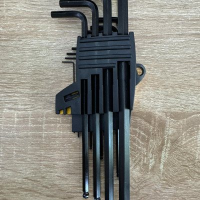 Bộ lục giác Wiha 24851 màu đen 13 chi tiết hệ inch (mã 24189 kèm hộp)