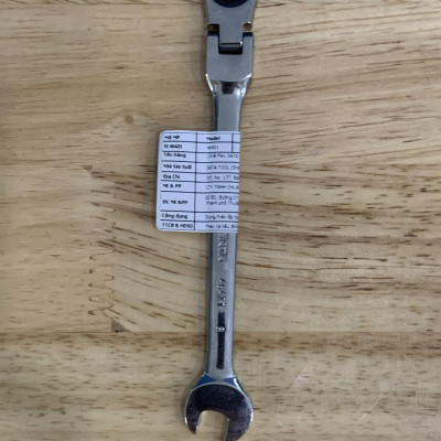 Cờ lê vòng miệng 8mm linh hoạt bánh cóc tự động 46421