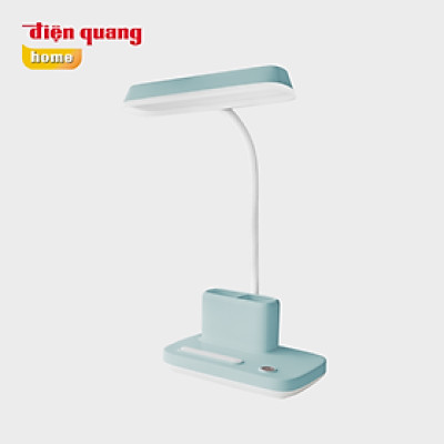 Đèn Bàn LED Cảm Ứng Điện Quang ĐQ LDL17B 3 (3W, Tích Hợp Đèn Ngủ Và Hộp Cắm Bút)