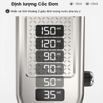 Máy Pha Cà Phê Espresso HiBREW H10B Bán Tự Động Thương Hiệu Mỹ Pha Cappuccino, Lattem 1350W, 20 bar - Bảo Hành 12 Tháng, Hàng Chính Hãng