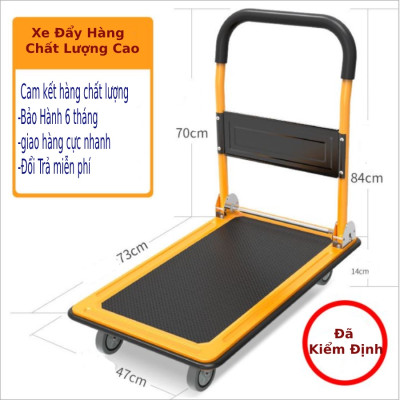 Xe Đẩy Hàng, Xe Kéo Hàng gấp gọn Anhlamstore trọng lượng lớn 150kg - 300kg