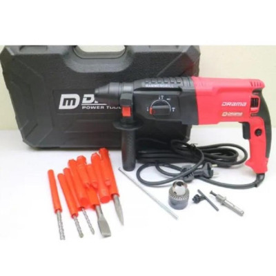 (LOẠI 1) Máy Khoan Đục Bê Tông DRAMA 1350W,  3 Chế Độ 2 - 26 Cam kết 100% Ruột Đồng Máy Khỏe Chạy Êm Bền