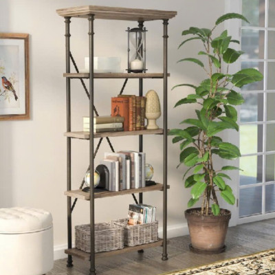 Kệ sách, kệ lưu trữ sơn tĩnh điện SM16CT Juno Sofa KT Ngang 75x Sâu 39 x Cao 179 cm