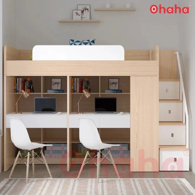 GIƯỜNG TẦNG THÔNG MINH CAO CẤP OHAHA - GTCC017