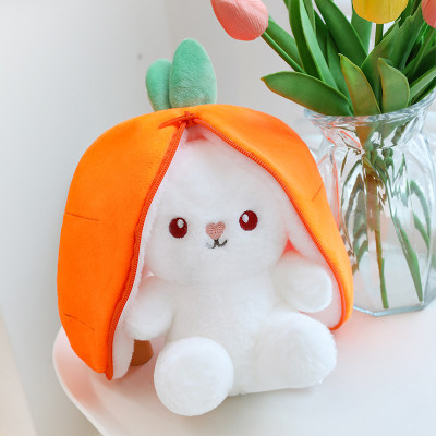 Gấu bông thỏ tai ụp, thỏ biến hình 2 trong 1 độc đáo (20cm--->50cm) siêu dễ thương hot hit, thỏ trái cây biến hình hot trend