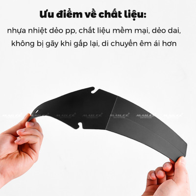 Tấm Chắn Bùn Xe Đạp Sau Gắn Nhanh AS-01 dài 33cm, chống bắn bẩn gắn dưới yên xe đạp - Mai Lee