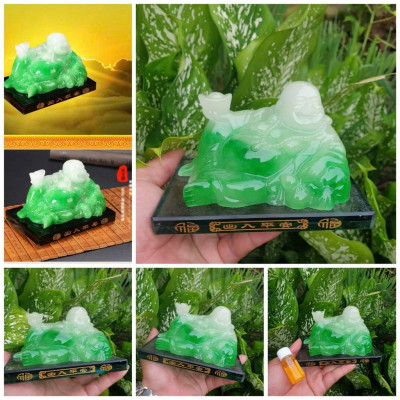 Tượng Ngọc Đá Với Ngăn Nước Hoa Phật Di Lặc Phong Thủy: - Trang Trí Xe Hơi Và Bàn Làm Việc Đẳng Cấp