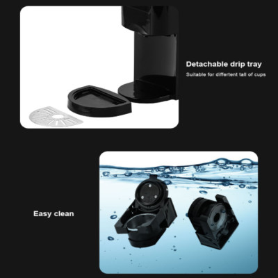 Máy pha cà phê 3 trong 1 thương hiệu cao cấp DSP KA3046 - Công suất: 1450W - Hàng Nhập Khẩu 