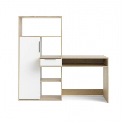 Bàn làm việc cá nhân liền kệ giá sách tiện dụng SMLIFE Daniela