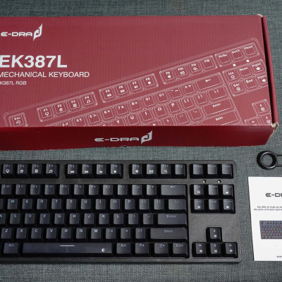 Bàn phím chơi game cơ E-DRA EK387L RGB - Hàng Chính Hãng