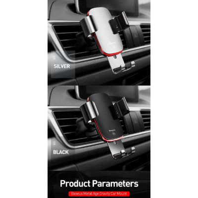 Giá Đỡ Điện Thoại Baseus Gắn Lỗ Điều Hòa Xe Hơi - Hàng Chính Hãng