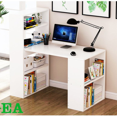 BÀN MÁY TÍNH bàn làm việc kèm kệ sách blv07