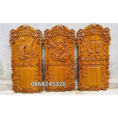 ĐỐC LỊCH TREO TƯỜNG BẰNG GỖ BÁCH XANH THƠM NỨC KT 37×77×3CM 