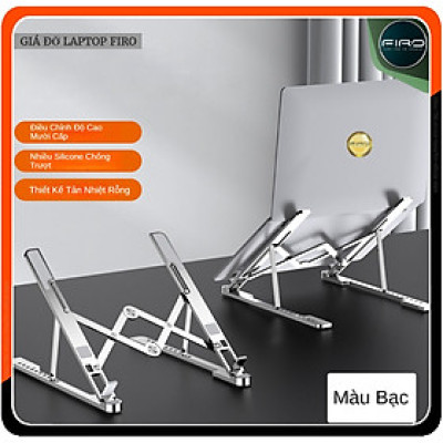 Giá Đỡ Laptop Hợp Kim Nhôm Cao Cấp FIRO F39 - Đế Tản Nhiệt Cho Laptop,Macbook,Máy Tính Xách Tay,Gấp Gọn Tiện Lợi - 10 Vị Trí Điều Chỉnh Góc Độ - Tương Thích Với Các Dòng Laptop/Macbook 11 - 17inch Và Tất Cả Máy Tính Bảng - Hàng Chính Hãng