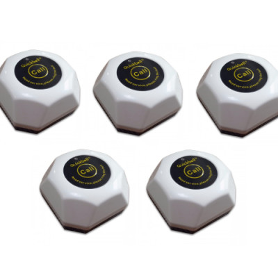 Bộ chuông gọi phục vụ không dây S632 + 5 nút chuông C100 cho nhà hàng, quán ăn...