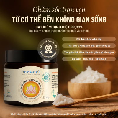 Muối Xông Thảo Dược GIải Cảm & Làm Đẹp Heebee