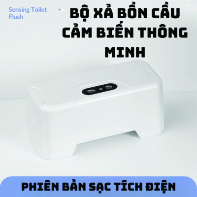 Bộ Xả Nước Bồn Cầu Cảm Biến AI Thông Minh Tự Động Nhấn Nút Giúp Nhà Vệ Sinh Luôn Sạch Sẽ, Gia Dụng Thông Minh