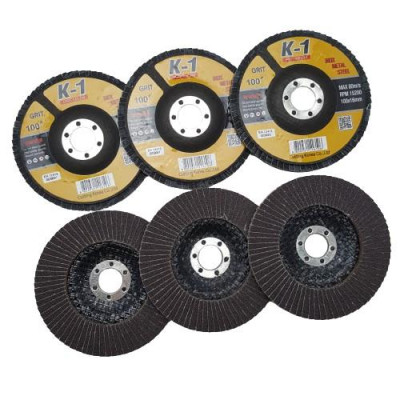 10 viên Đá nhám xếp 100# | Đĩa ráp xếp | Bánh nhám xếp K1 D100 100#