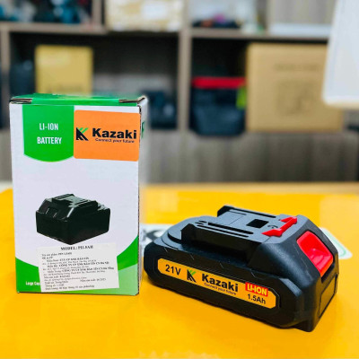 PIN 1.5AH, 2.0AH, 3.0AH, 4.0AH /21V KAZAKI (CHÂN PIN MAKITA )- HÀNG CHÍNH HÃNG