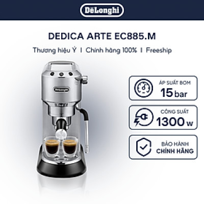 [Hàng chính hãng] Máy pha cà phê DeLonghi Dedica Arte EC885 (BG/ GY/ M)