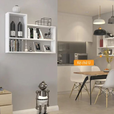 Kệ Để Sách Treo Tường Hiện Đại Juno Sofa CTKT181  KT 62cm x 80cm x 15cm