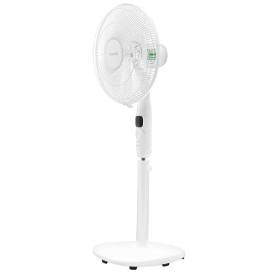 Quạt đứng Toshiba F-LSD10(W)VN - Màu trắng - Điều khiển từ xa núm xoay vô cực - 9 cánh - DC inverter tiết kiệm điện 70% - 26 tốc độ gió - Màn hình LED hiển thị - Hàng chính hãng, bảo hành 12 tháng, chất lượng Nhật Bản