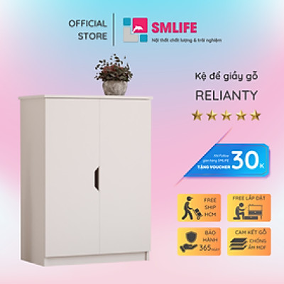Tủ đựng giày gia đình gỗ công nghiệp đẹp hiện đại SMLIFE Relianty