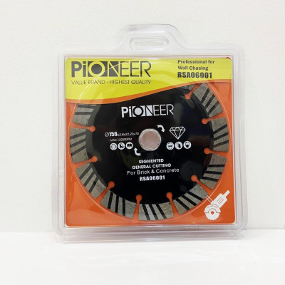 LƯỠI CẮT GẠCH - ĐÁ RSA06001 9  răng  đường kính phi Ø 158mm công nghệ ép nóng cao cấp