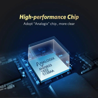 Ugreen UG10247DP105TK 1.5M màu Đen Cáp chuyển đổi DP sang VGA Hỗ trợ độ phân giải Full HD 1080P - HÀNG CHÍNH HÃNG