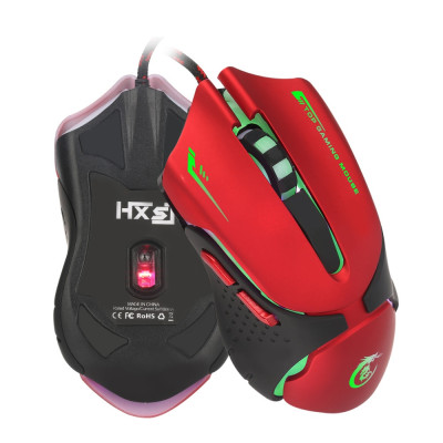 Chuột Gaming Dragon HXSJ A903 - Thiết kế hầm hố, DPI 3200, đèn LED đổi màu, cảm biến chính xác, bền bỉ, thoải mái khi sử dụng, hoàn hảo cho game thủ chuyên nghiệp. #ChuộtGaming #HXSJ #A903 #DPI3200 #ĐènLED #CảmBiếnChínhXác #BềnBỉ #ThoảiMái Hàng Nhập Khẩu