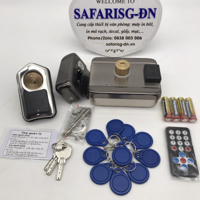 Khoá Cổng thẻ từ chạy bằng pin 