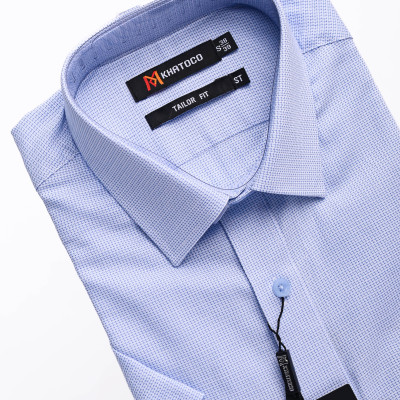 Áo sơ mi Khatoco tay ngắn