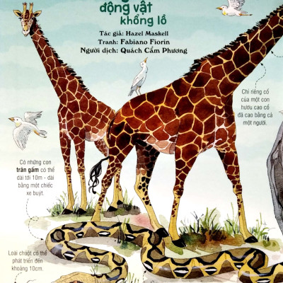 Sách Tương Tác - Big Book - Cuốn Sách Khổng Lồ Về Các Loài Động Vật Khổng Lồ – Đinh Tị