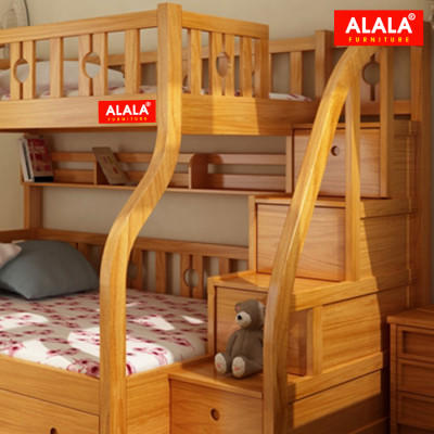 Giường tầng ALALA102 cao cấp/ Miễn phí vận chuyển và lắp đặt/ Đổi trả 30 ngày/ Sản phẩm được bảo hành 5 năm từ thương hiệu ALALA/ Chịu lực 700kg