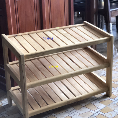 Kệ giày dép gỗ tự nhiên VIMOS ( đủ các size )