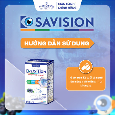 Viên uống Osavision hỗ trợ tăng cường thị lực giảm khô mắt, mỏi mắt, nhìn mờ (60 viên) - Nutramed