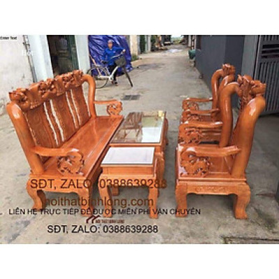 Bộ bàn ghế minh quốc đào gỗ xoan ta