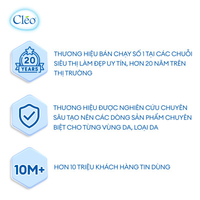 Combo tẩy lông Bikini Cléo 50g, an toàn không đau, hiệu quả trong 8 phút và gel dưỡng ẩm mịn da Cléo 20g