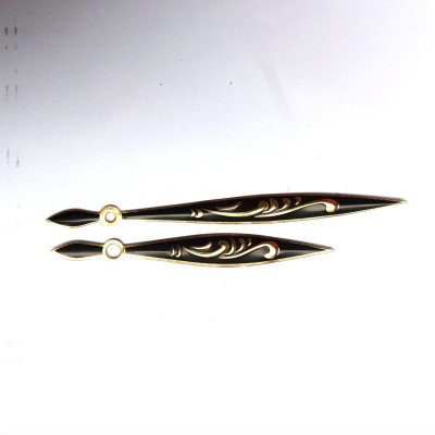 Kim đồng hồ treo tường 3D, hoạ tiết, hoa văn nổi độc- lạ mã 3813