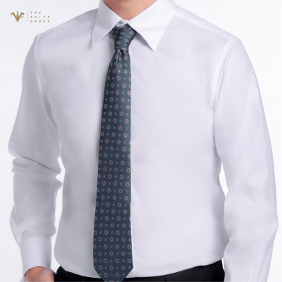 [MUA SƠ MI TẶNG CUFFLINK] ÁO SƠ MI TRẮNG, CỔ TAY ÁO CUFFLINKS, CHẤT LIỆU BAMBOO CAO CẤP, THƯƠNG HIỆU THE SUITS HOUSE