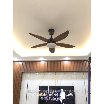 QUẠT TRẦN ĐÈN 5 CÁNH ( 6 số có đảo chiều) điều khiển từ xa, hàng chính hãng klasse