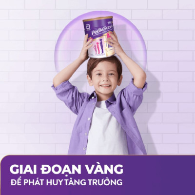 Sữa bột Abbott Pediasure Hương Vani Ít Ngọt 850g